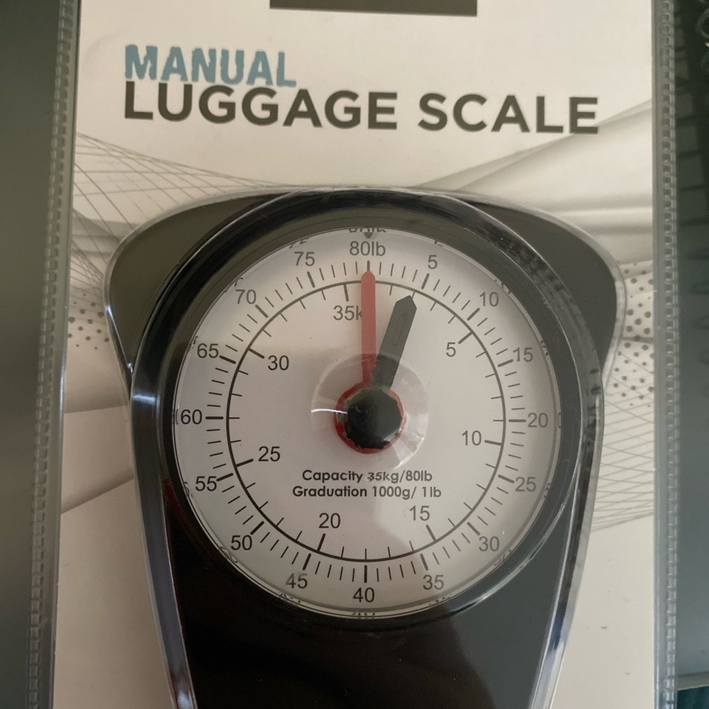 Samsonite Manual Luggage Scale - Registers Up To 80lbs NEW!